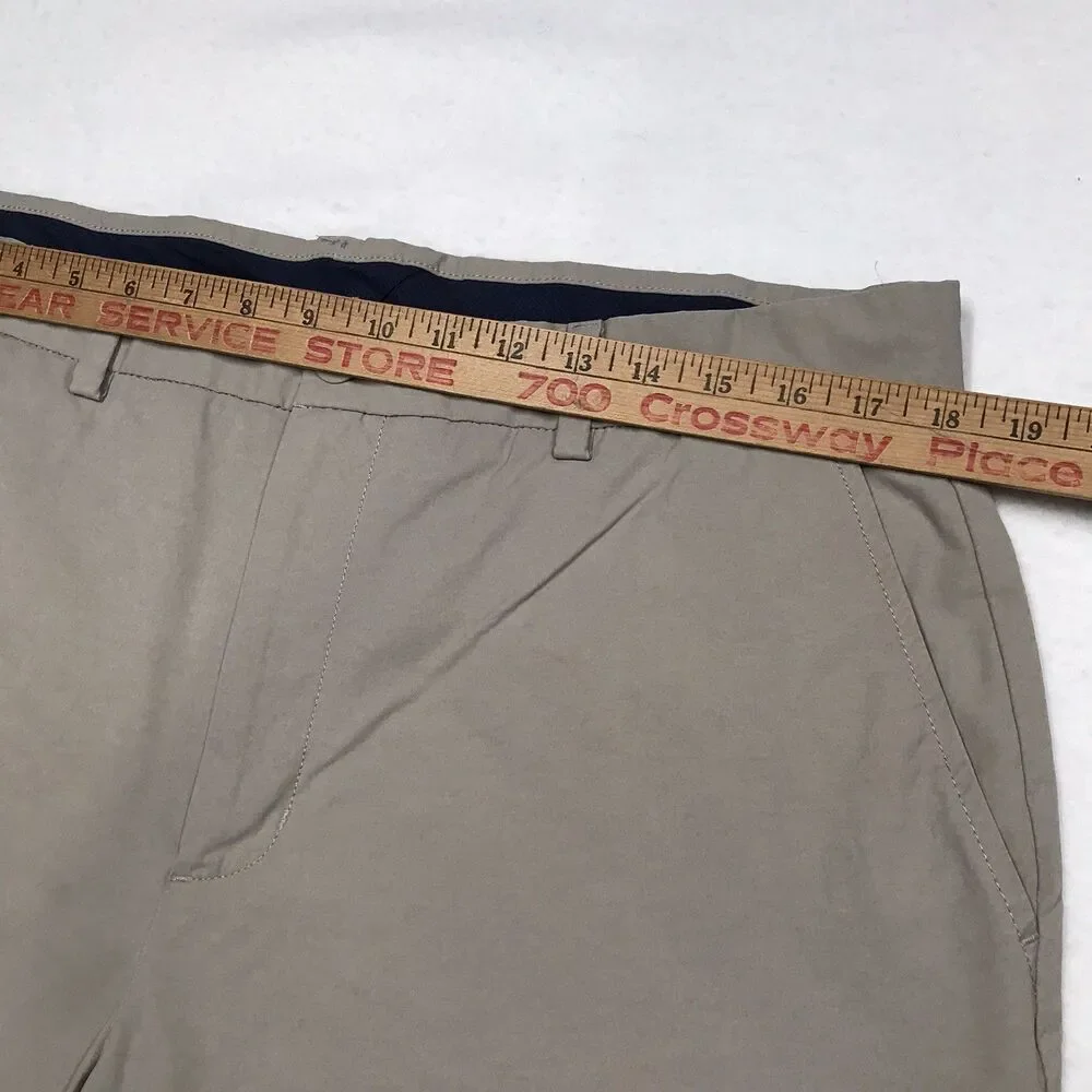 VINEYARD VINES OTG On The Go Shorts Men 36 Khaki Beige Stretch Golf Chino